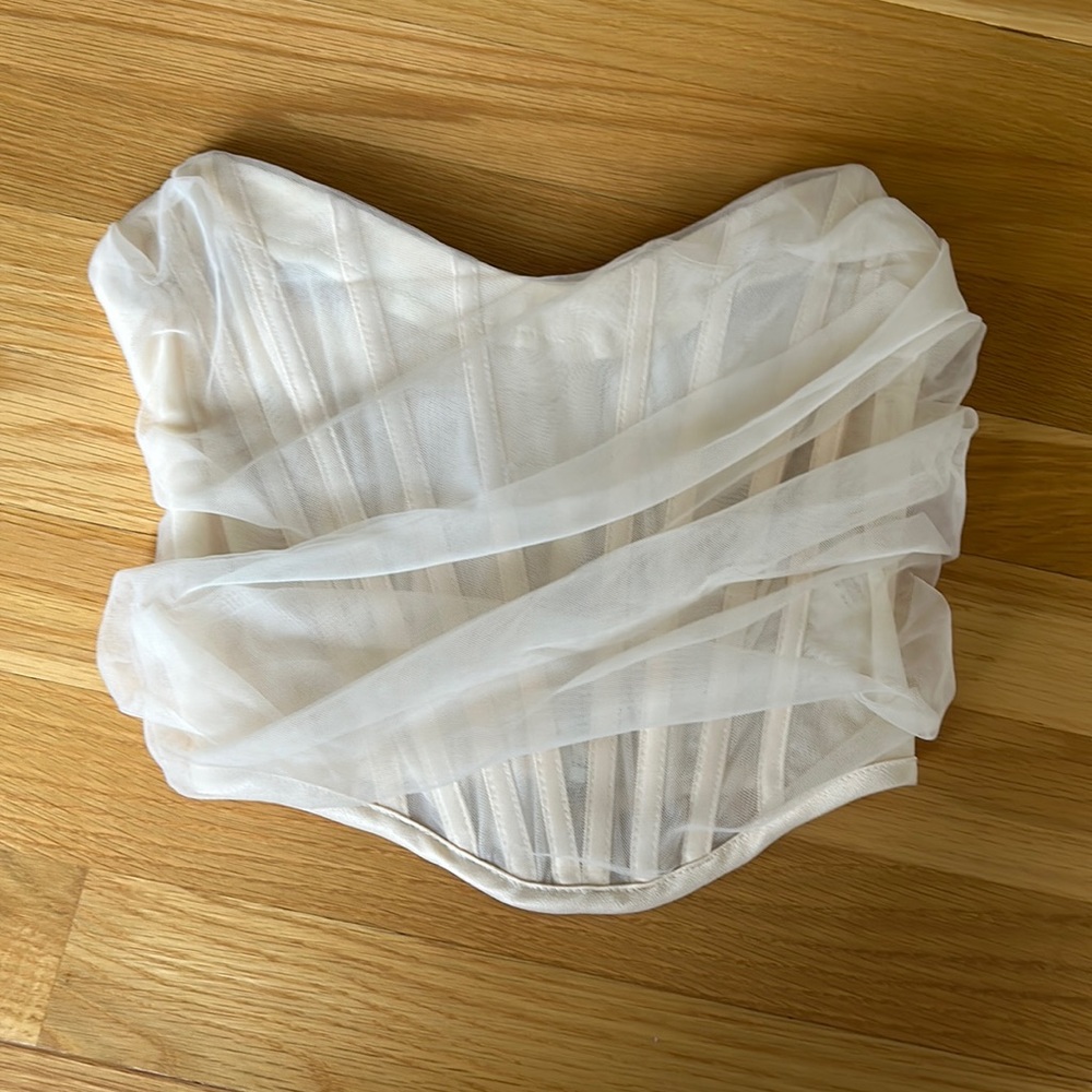Brand new beautiful corset crop top with tag